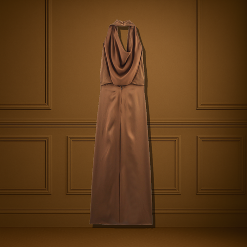 Elegancé Satin Maxikleid