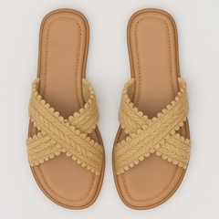 Odysée Slipper – Geflochtene Damen-Sandalen