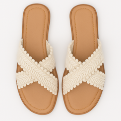 Odysée Slipper – Geflochtene Damen-Sandalen