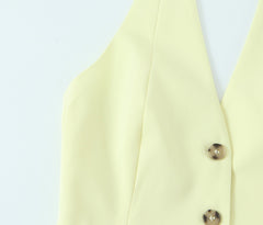 ELOISÉ BUTTERYELLOW WESTE - Primo Odysee