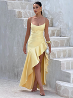 Elegantes Satin-Cocktailkleid