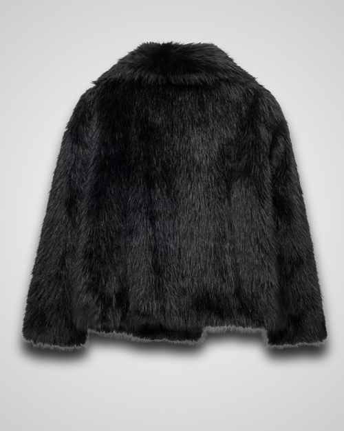 fur sleeve coat