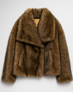 fur sleeve coat