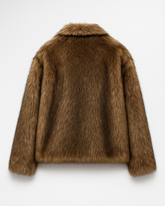 fur sleeve coat